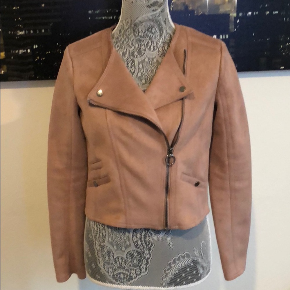 Pink Suede Jacket